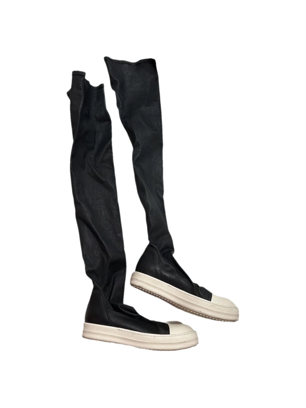 Rick Owens Knee-High Stocking Sneaker Boots